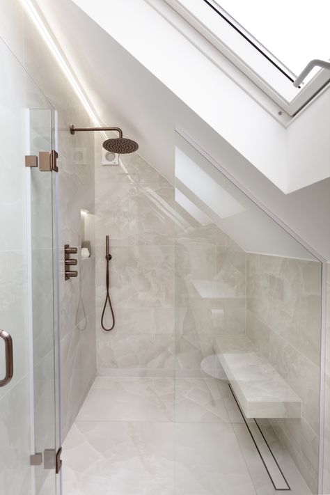 @ek_interiors on instagram has beautifully styled this bathroom oasis using our 'ivory' shade of our Ink tiles paired with rose gold fittings! Ivory Bathroom, Rose Bathroom, Bathroom Oasis, Porcelain Tiles, White Ink, Porcelain Tile, Natural Stone, Oasis, Rose Gold