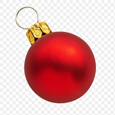 A shiny red ball Christmas ornament on transparent | free image by rawpixel.com / Jira Best Png, Elegant Christmas Tree Decorations, Christmas Widgets, Background Elements, Gold Christmas Ornaments, Minimal Christmas, Png Elements, Elegant Christmas Trees, Christmas Border