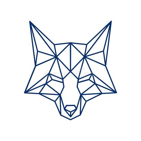 Sauce Branding, Geometric Fox Head, Geometrical Drawing, Head Logo Design, Geometric Art Animal, Geometric Fox, Graphic Design Infographic, Laser Ideas, Drawing Heads