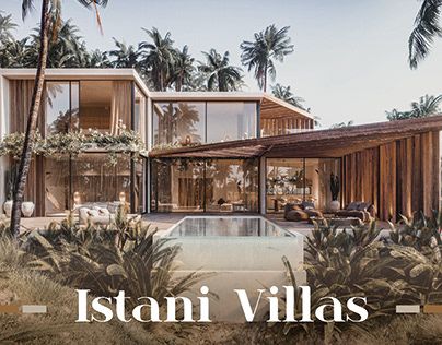 Check out new work on my @Behance profile: "Istani Villa by Vastu Villa Studio" http://be.net/gallery/111911871/Istani-Villa-by-Vastu-Villa-Studio Tropical Brutalism, Wabi Sabi House, Moroccan House, Vacation Villa, Sims Houses, Bali House, Bali Villa, House Design Exterior, Koh Samui Thailand