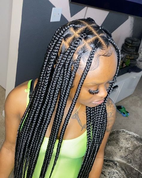 Loulou VEILLARD on Instagram: “Medium knotless plaits on @taemichelleweavingbar !!! #knotlessbraidsphilly #knotlessboxbraids #microknotlessboxbraids #tampa #tampajewelry…” Plaits Hairstyles Black, Hair Pics, Protective Hair, Hairstyles Pictures, Braiding Styles, Big Box Braids Hairstyles, African Hair Braiding Styles, Plaits Hairstyles, Long Box Braids