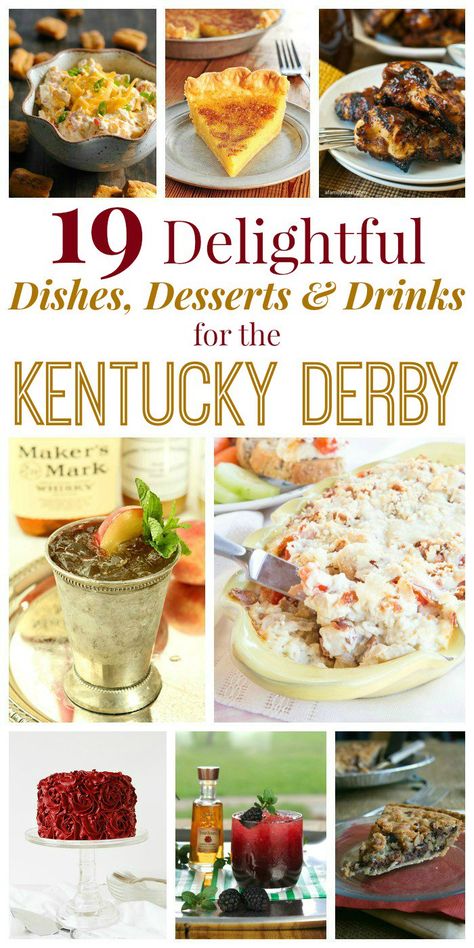 Kentucky Derby Desserts, Hot Browns, Kentucky Derby Food, Kentucky Derby Recipes, Kentucky Derby Party Outfit, Derby Recipe, Kentucky Derby Pie, Derby Party Food, Kentucky Derby Party Decorations