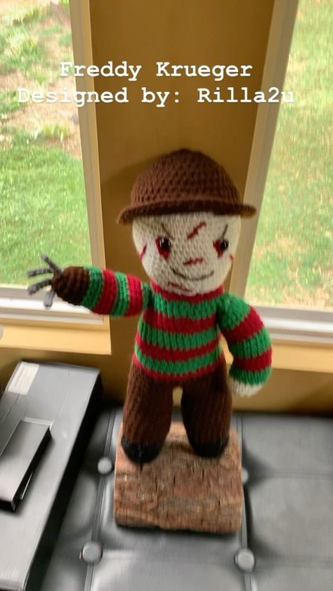 Crochet Creations, Fall Time, Freddy Krueger, New Design, Photo Props, Supernatural, Teddy Bear, Dolls, Toys