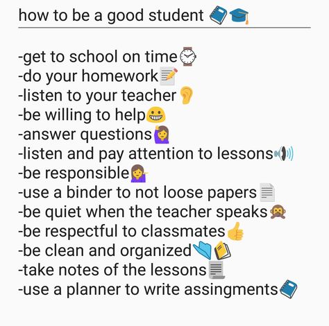 How To Be A Honor Student, Tips To Be A Good Student, How To Be A Valedictorian, How To Be A Smart Student, Top Student Tips, New Student Tips, How To Be Good Student, Perfect Student Routine, How To Always Get Good Grades