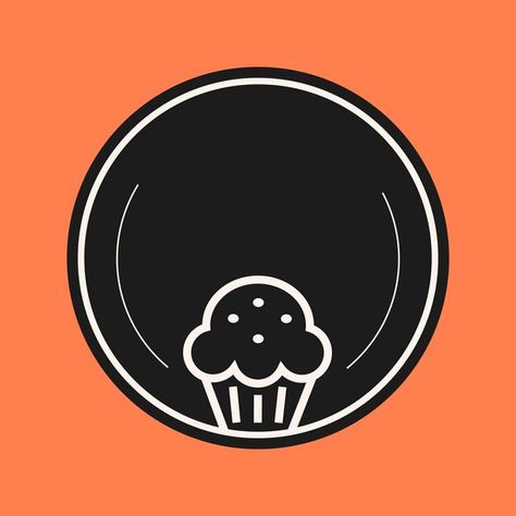 Bakery icon element vector in black colo... | Free Vector #Freepik #freevector #round-text #logo-vector #round-circle #round Bakery Icon, Cute Bakery, Delicious Cupcakes, Doodle Background, Logo Design Set, Food Logo Design, Cake Logo, Corporate Identity Design, Bakery Logo