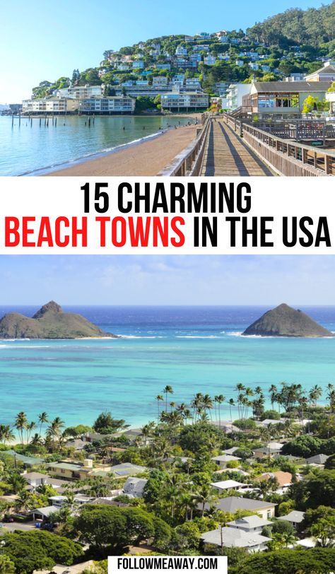 Small Beach Towns In Florida, Cute Towns In Florida, Beaches In America, Connecticut Beach Towns, Best Us Beach Vacations, Best Beach Towns To Live In Us, Beaches To Visit In The Us, Best Beach Towns In Us, Best Beach Towns In Florida