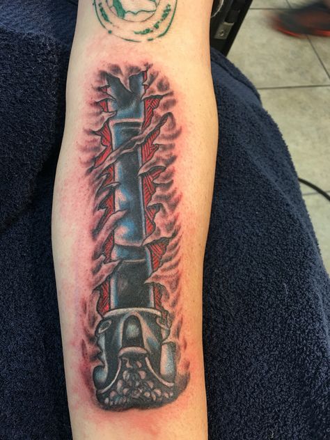 Rip Flesh Drill Pipe & Bit Oilfield Tattoos, Drill Tattoo, Bit Tattoo, Tattoo Oil, Water Well Drilling Rigs, Water Well Drilling, Well Drilling, Drilling Rig, Simple Love Quotes