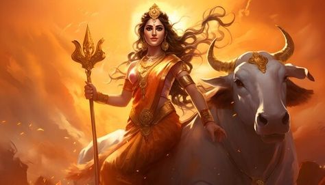 Bdz | Freepik Shailaputri Devi Images, Shailaputri Devi, Devi Images, Hindu Goddess, Logo Psd, Image Icon, Card Banner, Poster Invitation, Important Dates