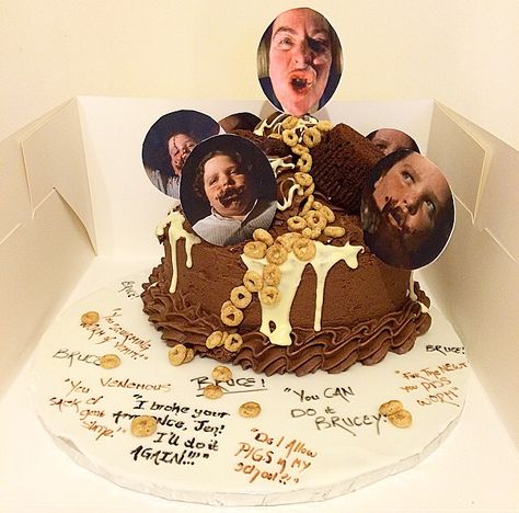 Matilda Bruce Bogtrotter Cake, Bruce Cake, Matilda Party, Bruce Bogtrotter, Party Funny, Theatre Kid, Piece Of Cakes, Homemade Cakes, Matilda