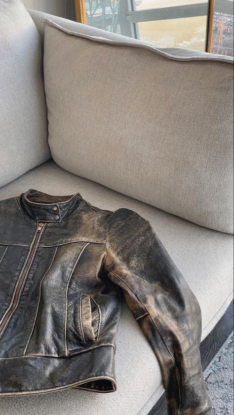 Ripped Leather Jacket, Distressed Brown Leather Jacket, Vintage Moto Jacket, Distressed Brown Leather Moto Jacket, Fitted Distressed Leather Jacket, Vintage Distressed Leather Jacket, Washed Leather Jacket, Leather Jacket Biker, Leather Jacket Brown