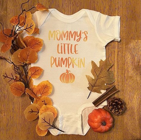 Show off your little pumpkin in this sweet little onesie! Check out all the details on my etsy. Fall Baby, Future Kids, Kids Stuff, Show Off, Apple Music, Baby Stuff, The Details, Marketing And Advertising, Etsy App