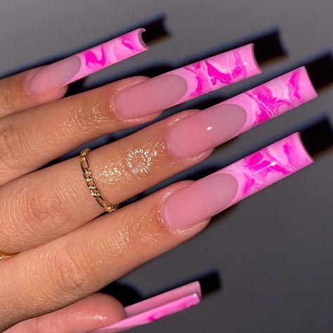 Marble Acrylic Nails, Nail Design Glitter, S Nails, Long Acrylic Nail Designs, Drip Nails, Cute Acrylic Nail Designs, Exotic Nails, Long Acrylic Nails Coffin, Long Square Acrylic Nails