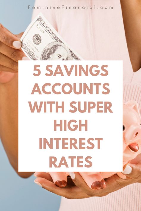 Savings Account For Kids, Best Savings Account, High Interest Savings Account, High Yield Savings Account, Personal Savings, Savings Accounts, High Yield Savings, Money Plan, Savings Planner