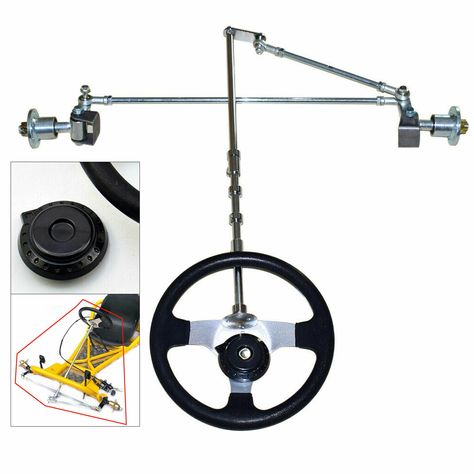 Arrives by Tue, Apr 18 - Thu, Apr 20 Buy Metal Steering Wheel Go Kart ATV Tie Rod Ball Joint Kit Go Kart DIY For 168CC Go Kart ATV Go Kart Quad Front Steering Kart Tie Rod Ball Joint Front Steering Wheel Gear Rack Joint Tie Rod Shaft Kit at Walmart.com Soap Box Derby Cars, Go Kart Steering, Homemade Go Kart, Go Kart Parts, Piping Design, Diy Go Kart, Rod Rack, Drift Trike, Go Cart