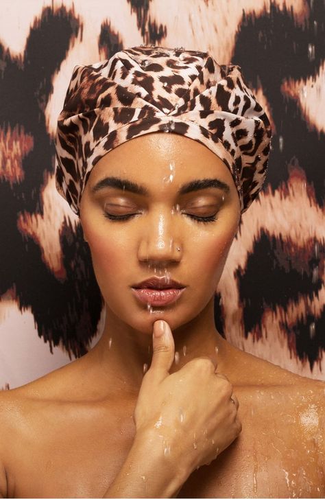 Shhhowercap The Minx Shower Cap Popsugar Beauty, Shower Caps, Water Beads, Image Skincare, Fashion Articles, Shower Cap, Red Lip, The Shower, Hair Dos