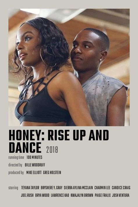 Honey: Rise Up and Dance Movie Poster Honey Rise Up And Dance, Dance Movie Poster, Black Love Movies, Dance Movie, Top Movies To Watch, American Tv Show, Dance Movies, Girly Movies, Youtube Channel Ideas