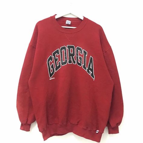 Reposhing This Item I Purchased From @Tracyauston. Loved It, But Ready To Rotate For Something New. Questions? Leave A Comment Below! Georgia Sweatshirt, Georgia Shirt, Bulldog Sweatshirt, Georgia Football, University Shirt, 90s Sweatshirt, Gildan Sweatshirt, Football Sweatshirt, University Of Georgia