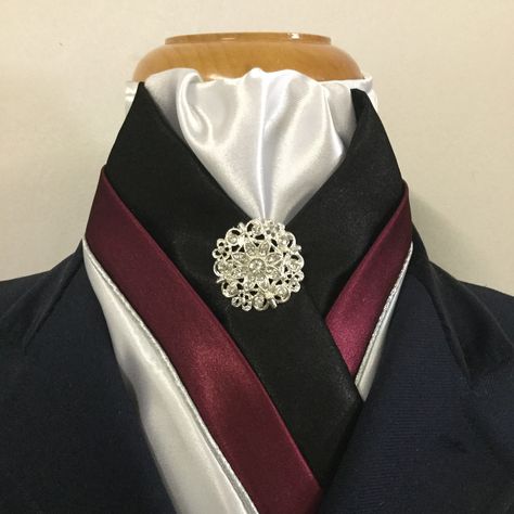 Dressage Stock Tie, Competition Outfit, Stock Tie, Horse Gear, Riding Gear, Horse Designs, Riding Outfit, Dressage, Character Outfits