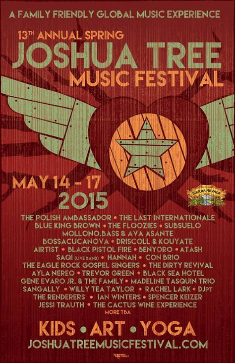 Joshua Tree Music Festival Music Festival Camping, 2015 Music, 1 May, Gospel Singer, Festival Camping, Music Fest, Live Band, Sales Funnels, Music Festivals