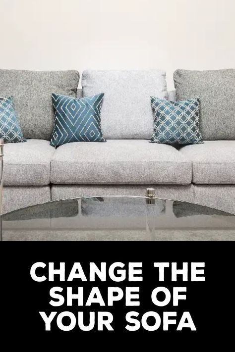 How to Change the Shape of Your Sofa Deconstructed Sofa, Reupholster Couch, Narrow Sofa, Sofa Ideas, Stain Resistant Fabric, Shape Of You, Most Expensive, Wood Pieces, Room Aesthetic