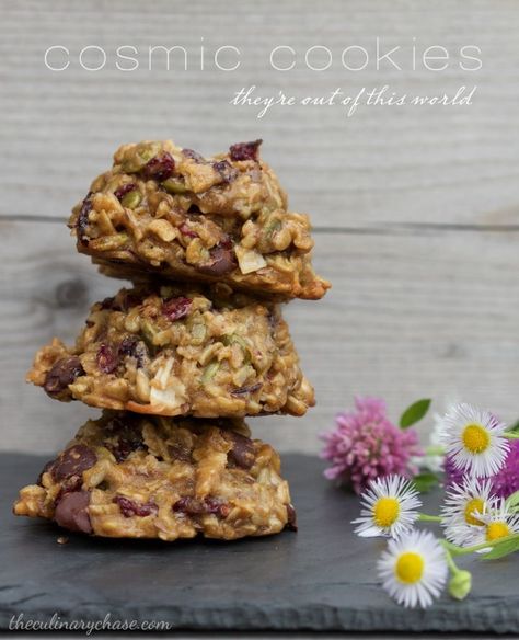 cosmic cookies - The Culinary Chase Cosmic Cookies, Seed Cookies, Dessert Cafe, Community Table, Summer Eating, Coconut Cookies, Healthy Sweets Recipes, Cookie Crumbs, Eat Dessert First