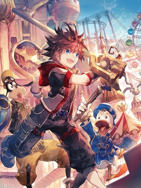 Kingdom Hearts Wallpaper, Kingdom Hearts Anime, Kingdom Hearts Characters, Disney Kingdom Hearts, Kingdom Hearts Fanart, Sora Kingdom Hearts, Kingdom Hearts Art, Kingdom Hearts 3, Kingdom Hearts