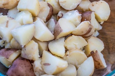 Cajun Boiled Red Potatoes - This Ole Mom Crab Boil Potatoes, Spicy Boiled Potatoes, Cajun Red Potatoes, Cajun Boiled Potatoes, Teriyaki Marinade Recipe, Boiled Potatoes Recipe, Potatoes On The Stove, Boiled Red Potatoes, Season Potatoes