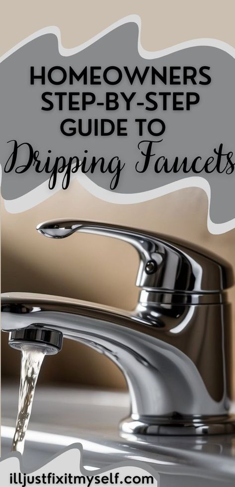 Step-by-step guide to fixing dripping faucets Leaky Faucet Bathroom, Fix Leaky Faucet, Dripping Faucet, Leaky Faucet, Faucet Repair, Bathroom Solutions, Water Faucet, Kitchen Sink Faucets, Home Maintenance