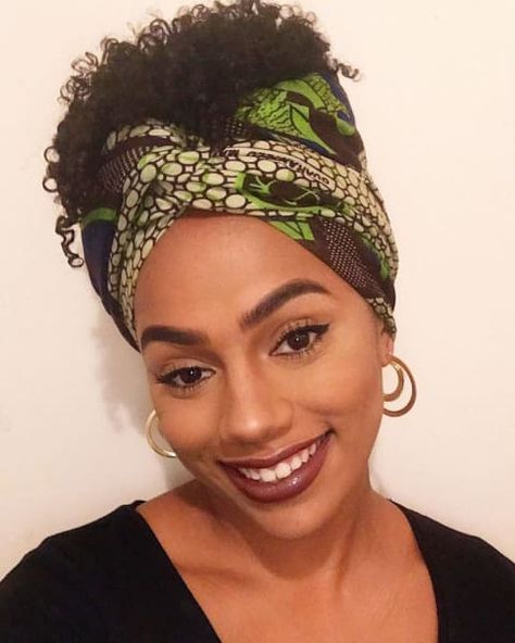 Ways To Slay In A Headwrap | SheKnows Wrap Hairstyle, Headwrap Hairstyles, Beyonce Hair, Hair Wrap Scarf, Head Wrap Styles, Hair Scarf Styles, Head Scarf Styles, Head Wrap Scarf, Athletic Hairstyles