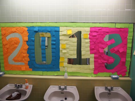 senior prank 2013 Grad Pranks, Notes On Wall, Senior Prank Ideas, Senior Year Pranks, Silly Pranks, Best Senior Pranks, High School Pranks, Personality Quizzes Buzzfeed, Prank Ideas