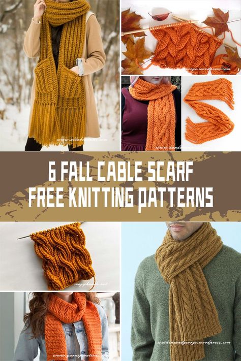 Each pattern offers a unique twist on classic cable designs, making these scarves not just warm accessories but also stylish additions to your autumn wardrobe. #freeknittingpatterns Cable Knit Scarf Pattern Free, Knit Scarf Pattern Free, Cable Knit Scarf Pattern, Knit Scarf Pattern, Autumn Scarf, Cable Scarf, Knitting Patterns Free Scarf, Cable Knit Scarf, Scarf Knit