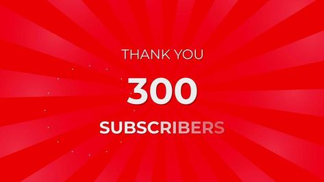 300 Subscribers Thank You, 2025 Prayer, Prayer Board, Free Stock Video, Red Background, Stock Video, Stock Footage, For Free, Thank You