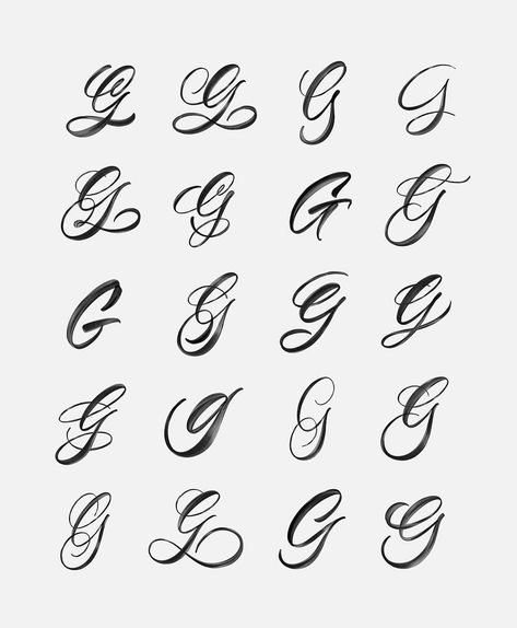 Michael Moodie on Instagram: “7/36 👀” Letter G On Nails, Letter G Tattoo, Font English, Fancy Cursive Fonts, G Tattoo, Tattoo Lettering Design, Cursive Tattoos, Tattoo Lettering Styles, Custom Type