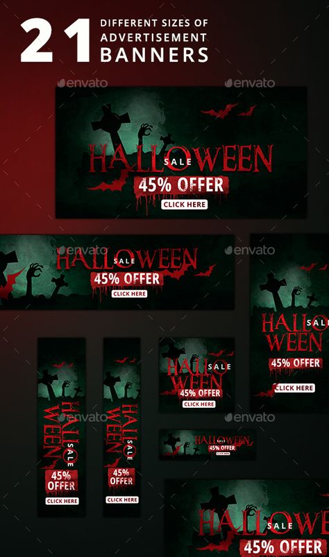 Halloween Banner Ideas, 21 Banner, Happy Halloween Font, Email Marketing Template Design, Backgrounds Templates, Advertisement Banner, Google Banner, Banners Template, Handwriting Logo