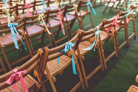 Tipi Camping, Diy Tipi, Camping Wedding, Chair Bows, Toddler Table And Chairs, Ceremony Chairs, Wedding Chair Decorations, Camp Wedding, Beach Diy