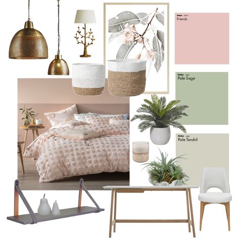 Blush And Sage Home Decor, Sage Green And Blush Decor, Sage Green And Blush Bedroom Ideas, Blush Sage Bedroom, Sage Green And Blush Aesthetic, Sage Green And Blush Living Room, Sage Blush Bedroom, Sage And Blush Bedroom, Blush Pink And Green Bedroom