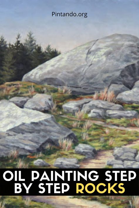 Oil Painting Step By Step, Painting Step By Step, Hello How Are You, Oil Painting Tutorial, Painting Rocks, Step By Step Painting, Learn To Paint, How To Paint, Painting Tutorial