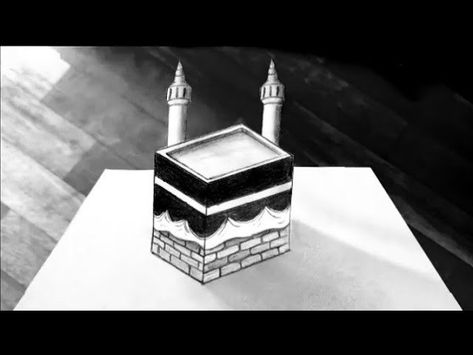 Learn how to draw Khana Kaaba step by step easy|3D Kaaba Shrif drawing toturial|Pencil Sketch Khana Kaba Drawing, Khana Kaba, Hajj Pilgrimage, Sacred Places, Youtube Art, Reference Images, Create Image, Pencil Sketch, Pilgrimage