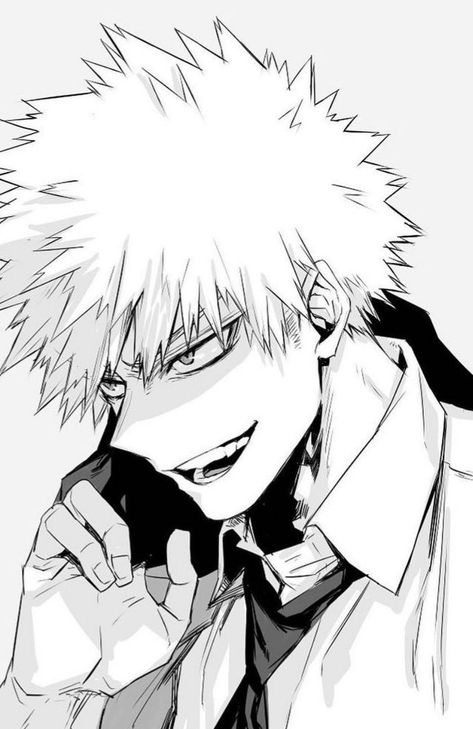 Bakugou And Uraraka, Bakugo Katsuki Fanart Cute, Bakugou Manga, Hottest Anime Characters, Boku No Hero Academia Funny, Hero Academia Characters, Drawing Base, Handsome Anime Guys, I'm A Simp