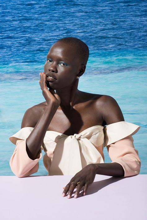 Grace Bol, W Magazine, 2015 Trends, Winter Blues, Magazine Photography, Fashion Editor, Shades Of Black, Black Is Beautiful, Fashion Magazine