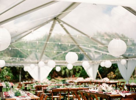 Cafe Bulbs, Lanterns Hanging, Cafe Lights, Hawaiian Wedding, The Pacific Ocean, Rich Color Palette, Gorgeous View, Straight Lines, Hawaii Wedding