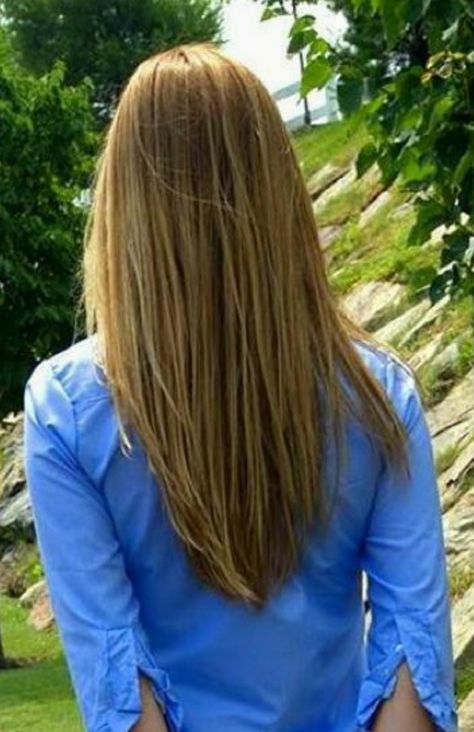 V Shape Haircut, Shape Haircut, Hairstyles Ladies, V Cut Hair, V Shaped Haircut, Long Haircuts, Long Face Hairstyles, Face Shape Hairstyles, Haircuts Straight Hair