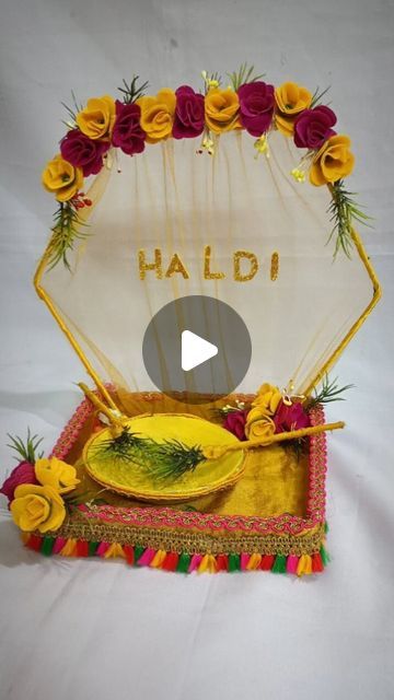 Haldi Platter, Instagram Diy, December 21, Neon Art, Wedding Crafts, Not For Sale, Wedding Decor, Wedding Decorations, Arts And Crafts