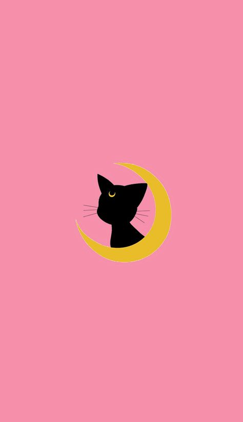 Sailor Moon Cat Wallpaper, Sailor Moon Cat, Sailor Moon Tattoo, Luna And Artemis, Ghibli Tattoo, Moon Wallpaper, Witchy Wallpaper, Sailor Moon Wallpaper, Black Cat Art