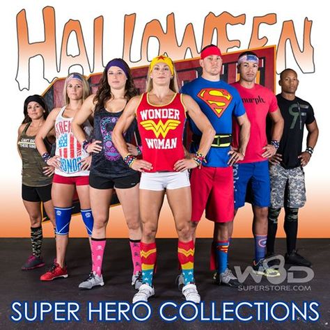 #BooWOD this Halloween with our SuperHero Collection. Great products from your favorite brands styled into these playful costumes to make your Halloween WOD complete! Motivating Quotes, Self Promotion, Costume Ideas, Halloween Makeup, Crossfit, Halloween Costume, Special Day, Fashion Branding, Sports Bra