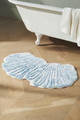 Cool Rugs Bath Mats &, Blue Bathroom Mats & Rugs, Blue Bath Mat, Beach Theme Bathroom Mats & Rugs, Cute Bath Mats, Coastal Room, Cotton Shower Curtain, Beach Room, Ocean Bathroom Bath Mats & Rugs