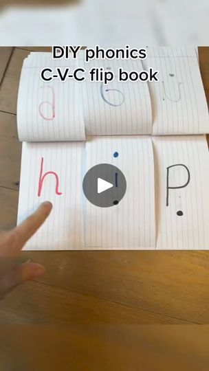 53K views · 358 reactions | Here’s how to make a DIY CVC phonics flip book 📖

It gives children hands-on practice in making lots of real and made-up words 🔤

#TeacherHacks #ClassroomActivities | Twinkl Resources Blending Sounds Activities, Flip Book Video, Flip Books Diy, Books For Second Graders, Cvc Phonics, Literacy Activities Preschool, Phonics Cvc, Blends Activities, Cvc Activities