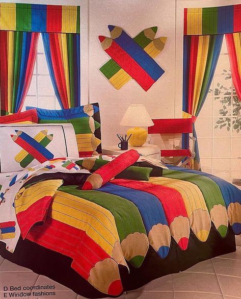 Kidcore Room, 90s Decor, 80s Decor, Sears Catalog, Comfortable Bedroom, Cute Room Decor, Dream House Decor, Cool Rooms, Dream Room