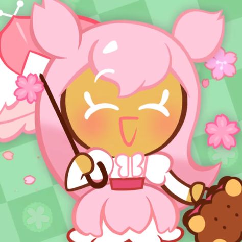 Cherry Blossom Cookie, Cookie Run Kingdom, Cookie Run, Cherry Blossom, Blossom, Cherry, Pink