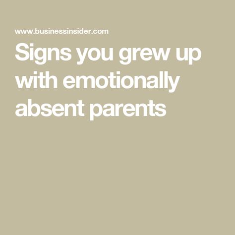 Signs you grew up with emotionally absent parents Emotionally Absent Parents, Absent Parent, Absent Parents, Emotionally Unavailable, Keep The Peace, Dysfunctional Family, Parenting Fail, Clinical Psychologist, Parenting Quotes